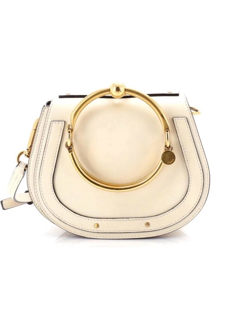 Chloé  Nile Small crossbody  Bracelet Bag with Gold Ring